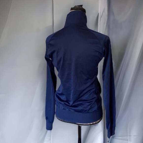 Vintage Nike Track Jacket Colorblock Jacket Women’s Size SP Navy/White Like New - Picture 2 of 6